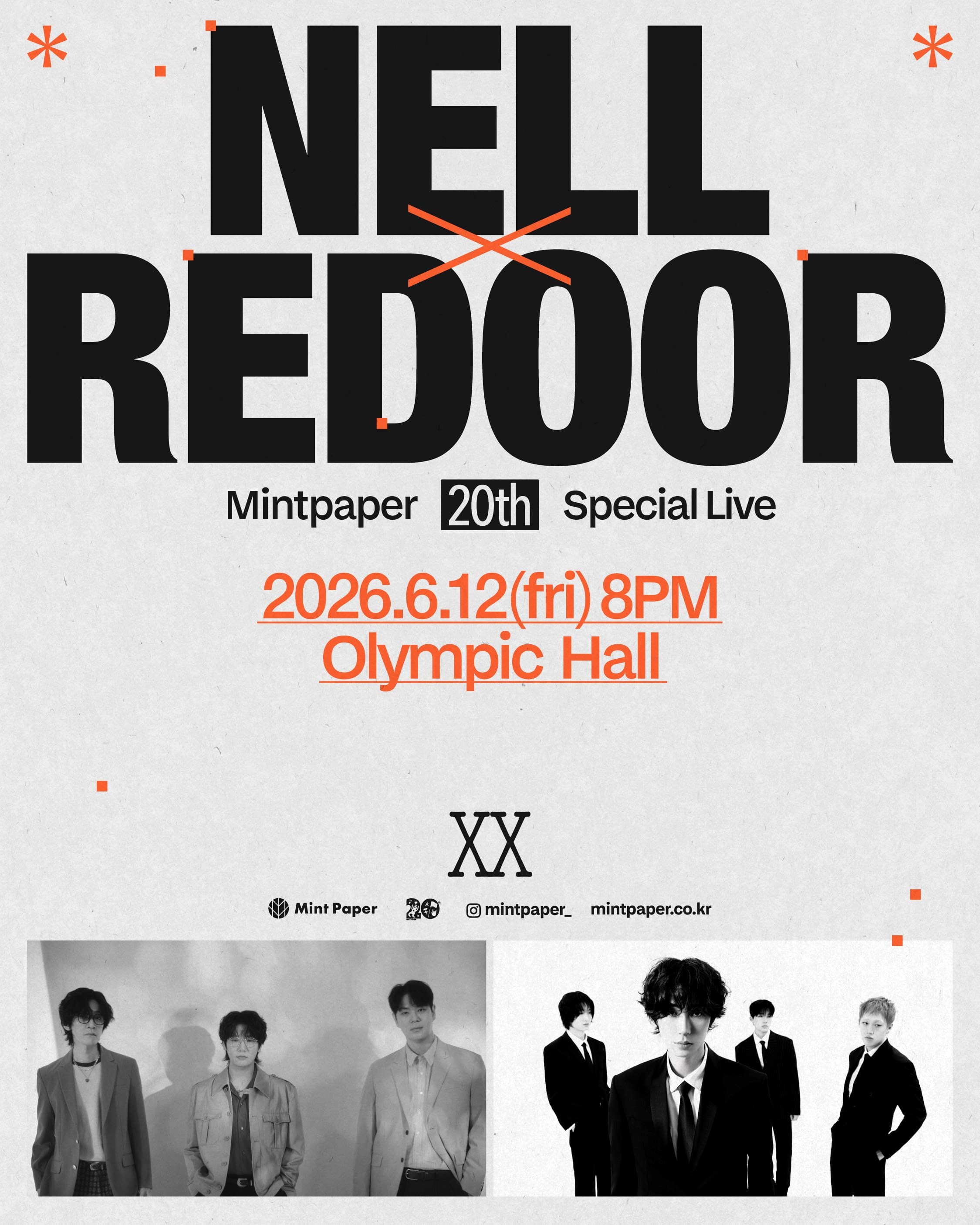 NELL X REDOOR : MINTPAPER 20th SPECIAL LIVE