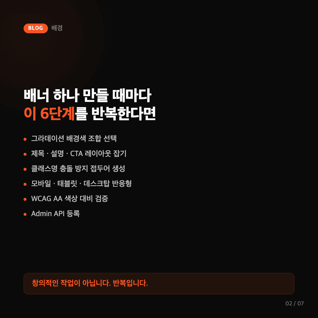 15분 걸리던 배너, AI가 40초 만에 만든다 슬라이드 2/7