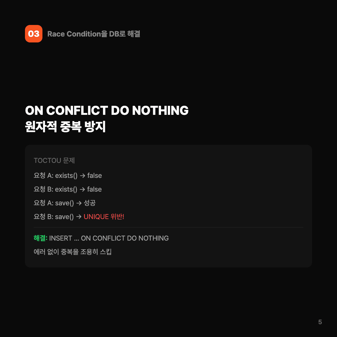 조회수가 8배 부풀려졌다 — 중복 방지 구현기 슬라이드 5/7