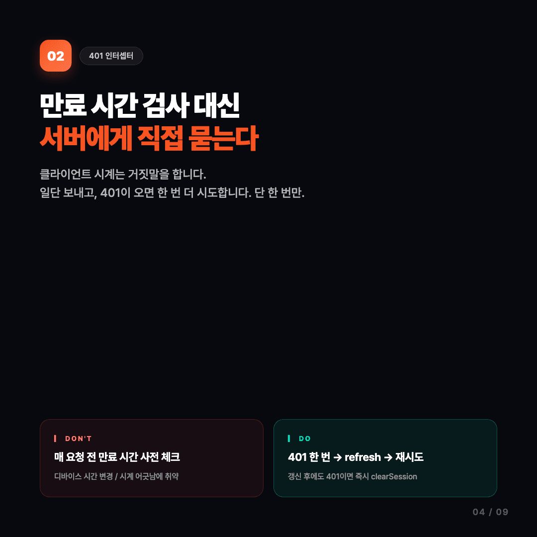 한 번의 탭을 잃지 않으려고 슬라이드 4/9