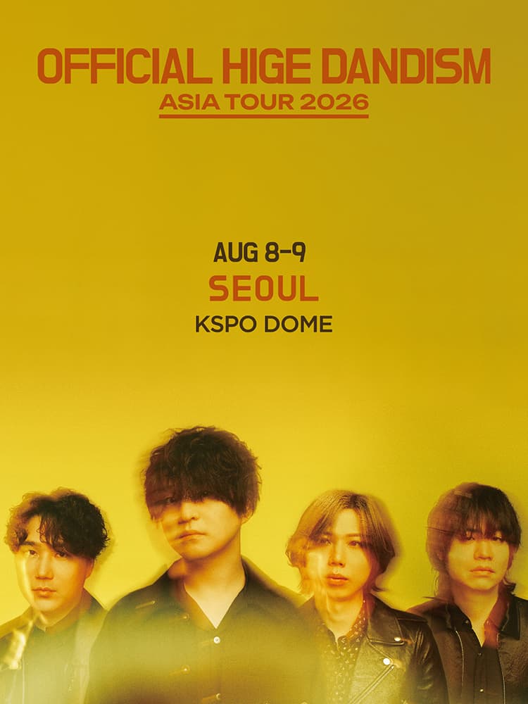 OFFICIAL HIGE DANDISM ASIA TOUR 2026 in SEOUL